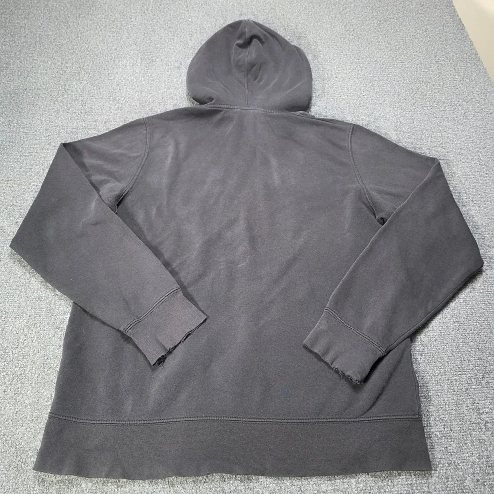 The North Face Mens Hoodie‎ M Medium Black Pullover Sweatshirt Logo Spellout BLK